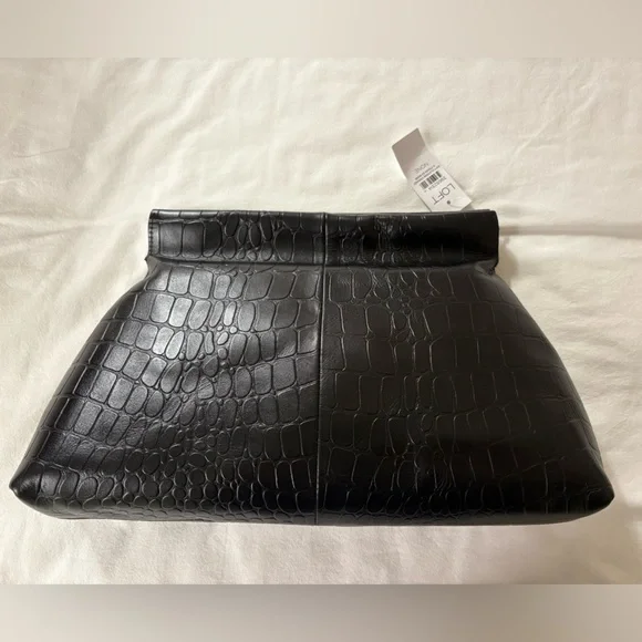 NWT - Versa Oversized Embossed Clutch Bag - Picture 4 of 5